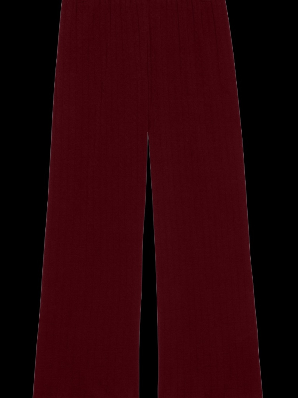 DONNI The Pointelle Simple Crop Pant